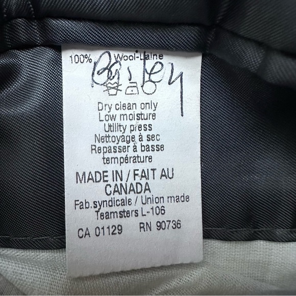 Ralph By Ralph Lauren Jacket Mens 50R Grey striped Wool Canada 3 Button - Picture 13 of 14